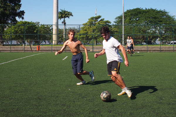 ブラジルのストリートサッカーにある