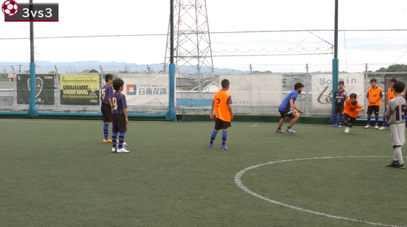 ボールを奪ってからの攻撃は2対1の状況を作る ショートカウンターからシュートまで持ち込むトレーニング サカイク