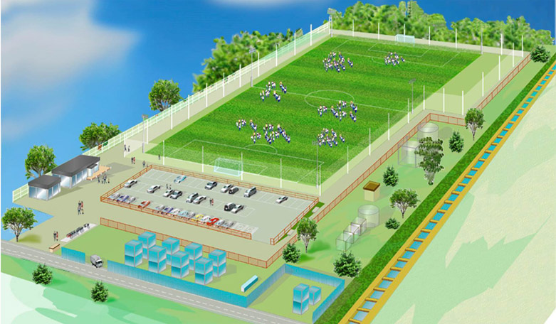 グラウンド常設のアーセナルサッカースクール 4月開校 サカイク