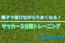 狙って強くボールを蹴る事ができるようになる練習｜親子で遊びながらうまくなる！サッカー３分間トレーニング